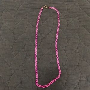 J. Crew neon chain